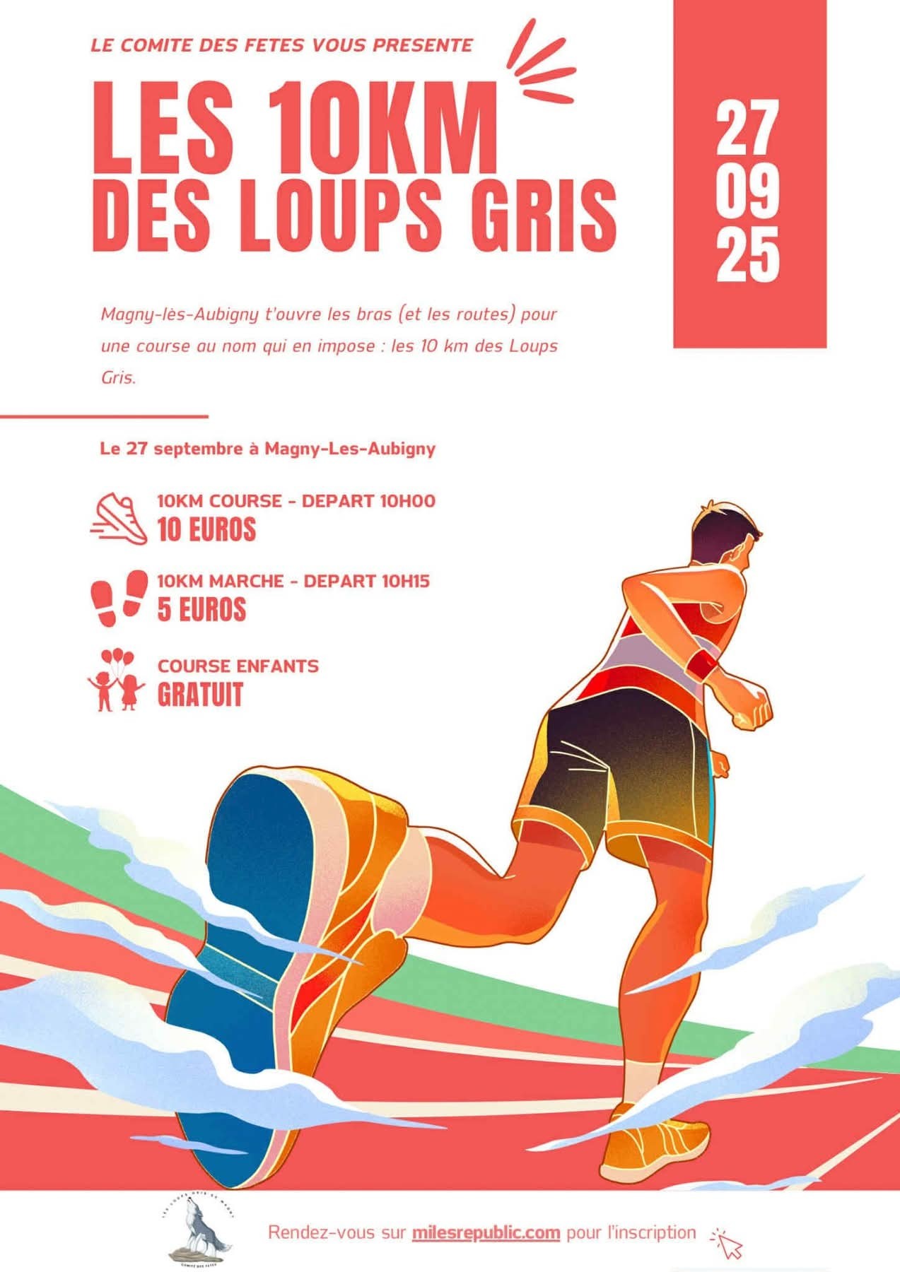 10KM LOUPS GRIS